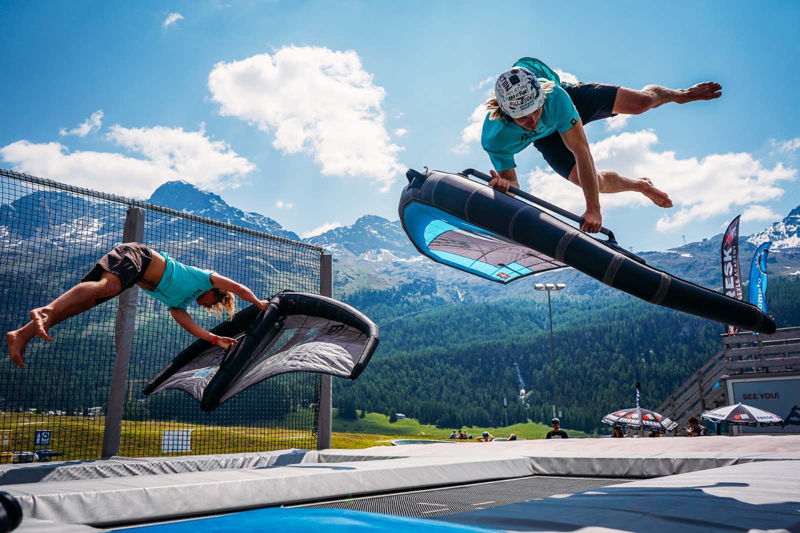 Wingfoil Racing Victory for Wylde and Tomasi on Silvaplana at WingFoil Racing World Cup ...