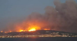 Incendio  a Canakkale,