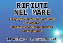 RIFIUTI NEL MARE – l’INQUINAMENTO DELL’ECOSISTEMA MARINO SUI FONDALI DEL SALENTO