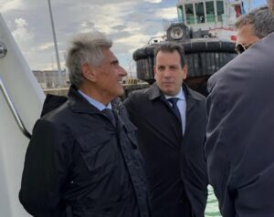 Assoporti Roberto Petri in visita al porto di Civitavecchia