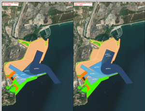 Piombino, nuovo layout del porto